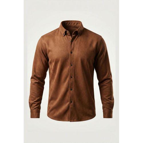 Erkek Uzun Kollu Süet Gömlek