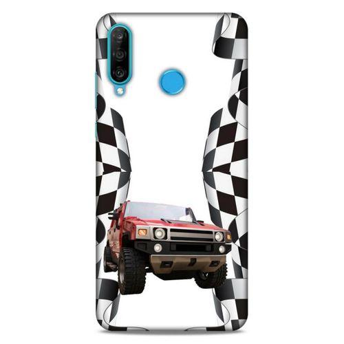 Lopard Huawei P30 Lite Uyumlu Kılıf PickUpX (24) Darbe Emici Kılıf Kırmızı Hummel