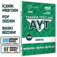 2026 YKS-AYT MEBİ-OGM Kimya Özgün Tarama Testleri Kitabı A4 Boyut Renkli Görsel BASKI ÜCRETİ