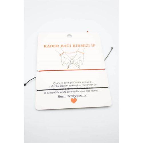 2'li Arkadaş Bilekliği - Kırmızı