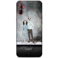 Oppo Realme C3 Kılıf FunnyMaX (46) Core Armor Kılıf Antrasit Köpek