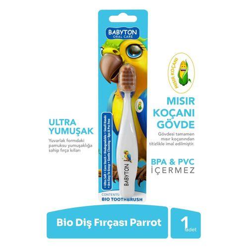Babyton Babyton Bio Ultra Yumuşak Çocuk Diş Fırçası Papağan