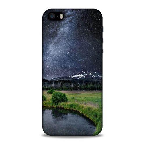 Lopard Apple iPhone SE Uyumlu Kılıf Gece'S (44) Tough Armor Kılıf Siyah Gece