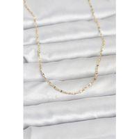 CM 14K Gold Renk Gemici Zincir Model 60 cm Kadın Kolye