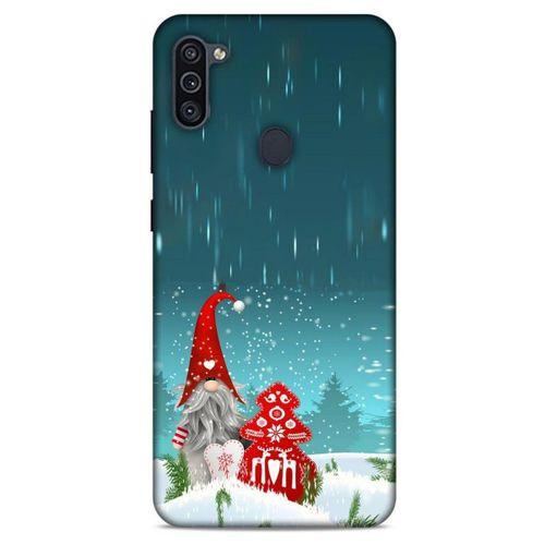 Samsung Galaxy M11 Kılıf Snowix (34) Slim Armor Kılıf Gri Kırmızı