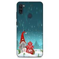 Samsung Galaxy M11 Kılıf Snowix (34) Slim Armor Kılıf Gri Kırmızı