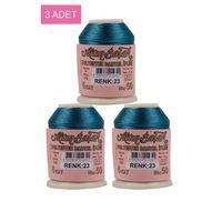 3 Adet Altınbaşak Oya ve Dantel İpi 20 gr - Royaleks - No: 023