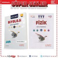 Limit Yayınları TYT Fizik ve TYT AYT Biyoloji Soru Bankası 2 Kitap Set