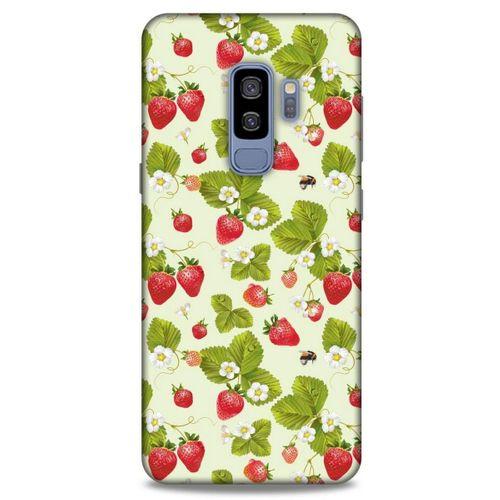 Frutix Çilek 03 Samsung Galaxy S9 Plus Kılıf Desenli Silikon