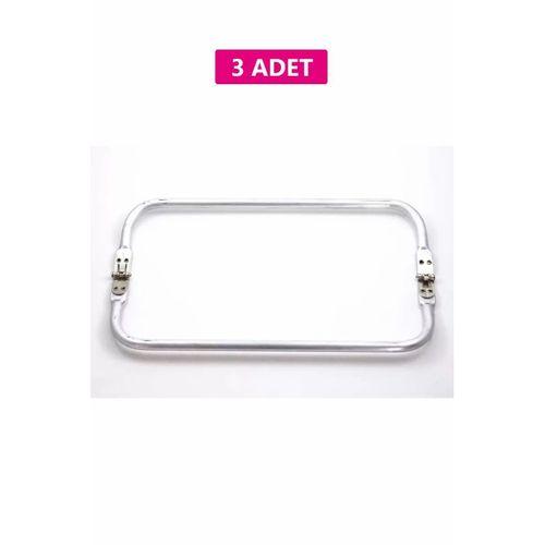 Gizli Metal Çanta Bursu – 3 Adet - 30 cm - Metal Çanta Aparatı Çanta Aksesuarı