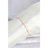 CM 14K Gold Renk Barlı Yılan Zincir Model Kadın Bileklik