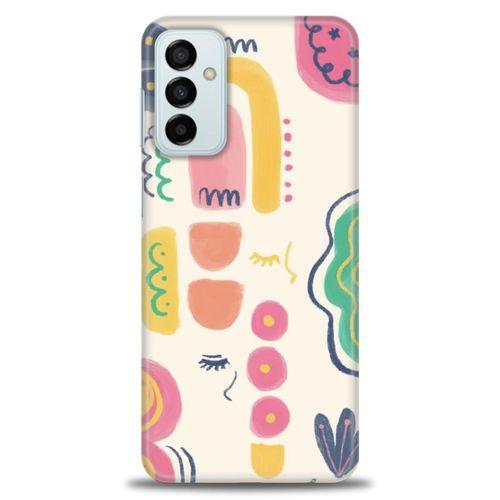 Samsung Galaxy M13 Kılıf HD Baskılı Kılıf - Çizim + Tam Ekran Koruyucu