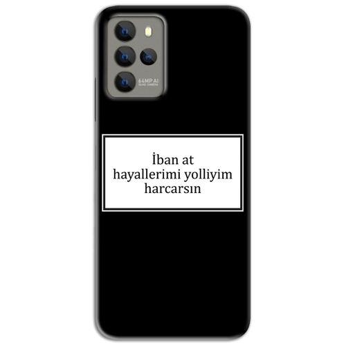 Omix X700 Kılıf HD Yazı Baskılı Silikon Arka Kapak - Yazı 9