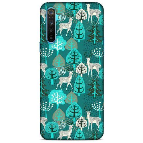 Oppo Realme 6i Kılıf Snowix (32) Soft Silikon Kılıf Turkuaz Beyaz