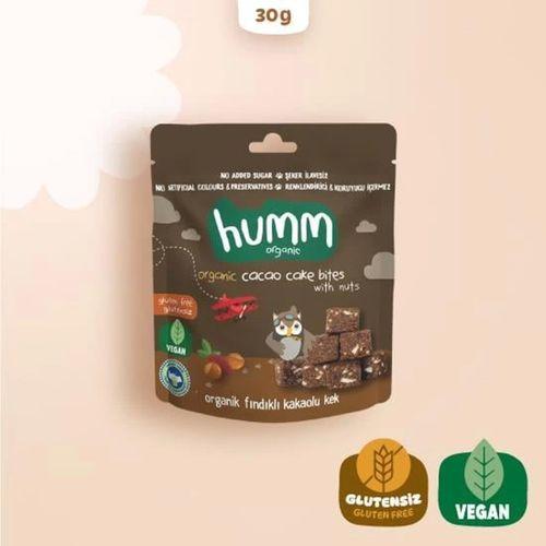 Çocuk Humm Organik Fındıklı Kakaolu Vegan Kek 30 Gr