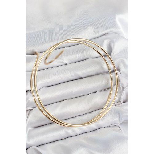 Pirinç Sarmal Model Gold Renk Pazu Bileklik