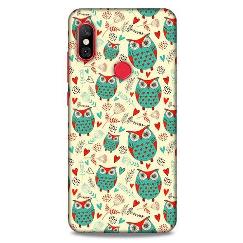 Baykuşlar (20) Desenli Silikon Kapak Telefon Kabı Xiaomi Redmi Note 6 Pro Kılıf