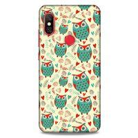 Baykuşlar (20) Desenli Silikon Kapak Telefon Kabı Xiaomi Redmi Note 6 Pro Kılıf