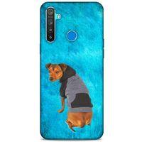 Oppo Realme 5i Kılıf Köpek Kıyafetleri (34) Slim Armor Kılıf Kapişonlu Sweet