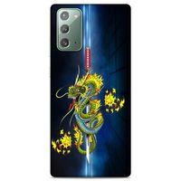 Lopard Samsung Galaxy Note 20 Uyumlu Kılıf Tattoo's (2) Kabı Ejderha Dövmesi