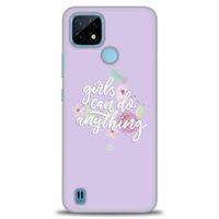 Realme C21 Kılıf HD Baskılı Kılıf - Anything + Tam Ekran Koruyucu