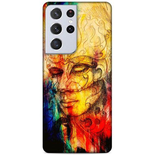 Lopard Samsung Galaxy S21 Ultra Uyumlu Kılıf Manipülasyon ☻ (34) Slim Armor Kılıf Desenli