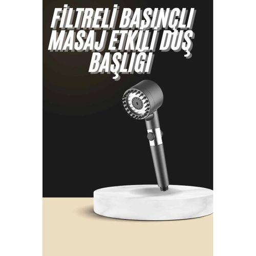 Duş Başlığı Profesyonel Masaj Başlıklı 3 Modlu Yeni Nesil Masaj Uçlu Su Tasarruflu