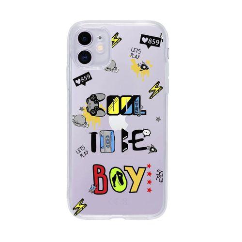 iPhone 11 Cool It Be Boy Premium Şeffaf Silikon Kılıf