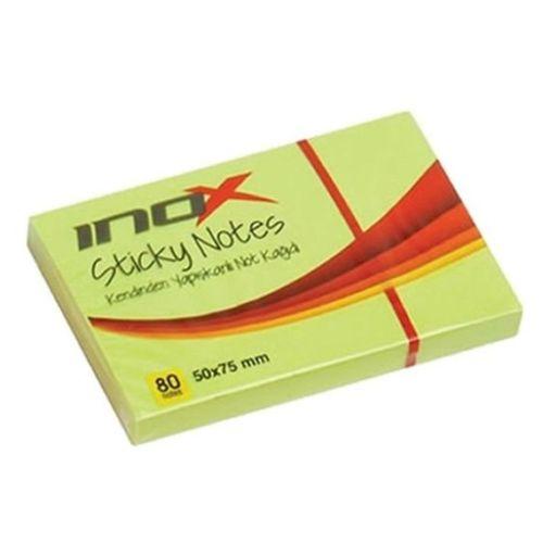 Postit 80 Yaprak 50X75mm Yapışkanlı Not Kağıdı Yeşil - 3 adet
