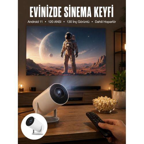Usb Ve Kablosuz Bağlantı Özellikli 5000 Saat Ampul Ömürlü Projeksiyon Yeni Nesil