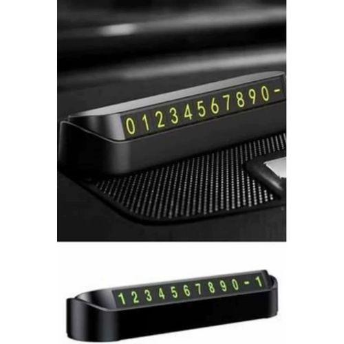 Araç İçi Numaratör Numaralık Oto Cam Kartı Fosforlu Numaratör