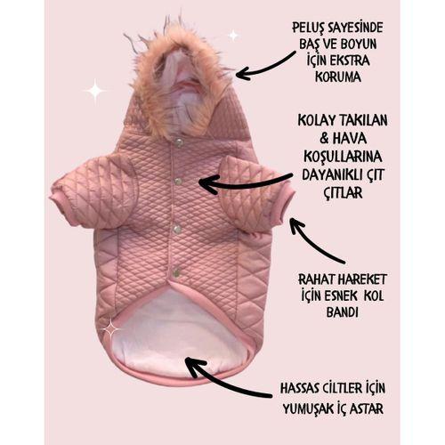 Pinky Pie Pembe Köpek Montu Kışlık Ceket
