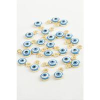 Nazar Tek Kulp Mineli Bileklik ve Kolye Ucu Aparatı 1 Adet