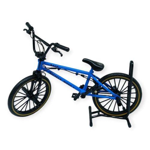 Model Araçlar -1:8 Metal BMX Bisiklet - Die -Cast 17 cm - Mavi