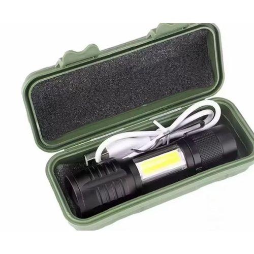 Wison Ws-5454 Taktik El Feneri Usb Şarj Edilebilir Kamp Feneri Cob Zumlanabilir Mini Taşınabilir El Feneri