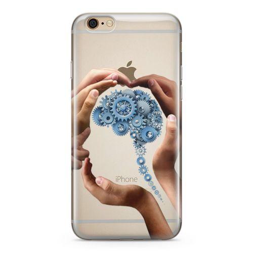 Apple iPhone 6 6s Kılıf Beyin Makinesi Arka Kapak Koruma Desenli Full Koruyucu
