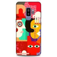 Lopard Samsung Galaxy S9 Plus Uyumlu Kılıf Soyut Sanat (15) Baskılı Antişok Kılıf