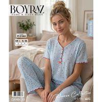 Boyraz Pt-01883 Kadın Pointella Kısa Kol Pijama Takımı