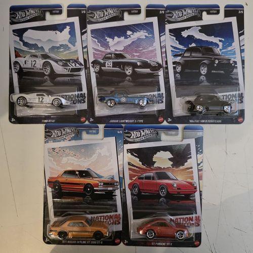 Hot Wheels Silver Series HRT81-979G 5'li Set