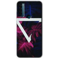 TCL 20 SE Kılıf HD Desen Baskılı Arka Kapak - Mekanik Yaprak