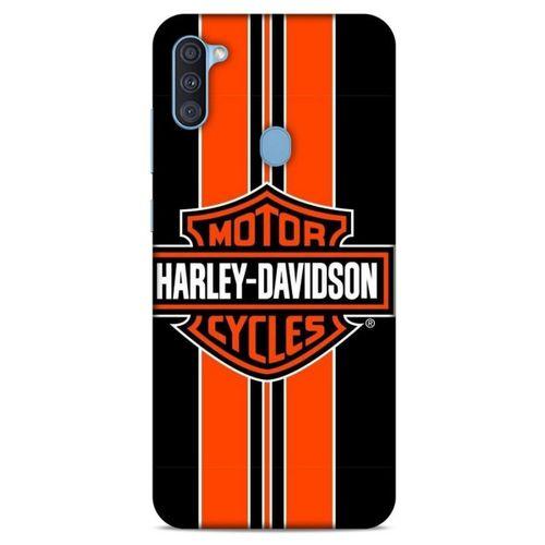 Samsung Galaxy A11 Uyumlu Kılıf Motorsiklet (36) Glitter Kılıf Harley Davidson