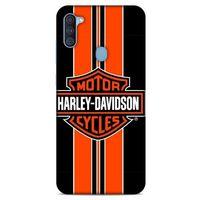 Samsung Galaxy A11 Uyumlu Kılıf Motorsiklet (36) Glitter Kılıf Harley Davidson