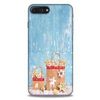 Apple Iphone 8 Plus Kılıf Snowix (10) Full Koruma Kılıfı Kahve