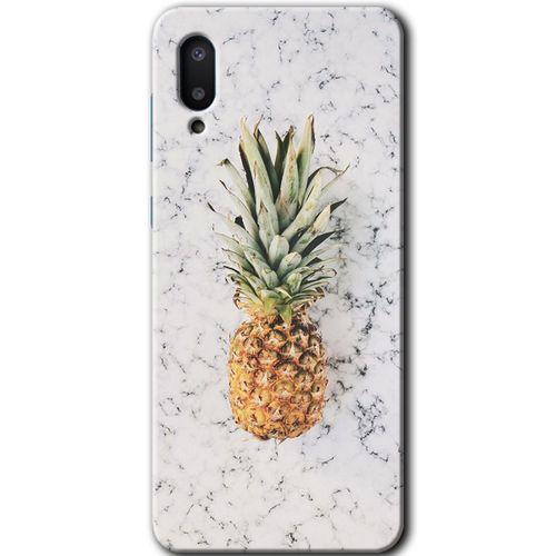 Samsung Galaxy A02 Kılıf HD Desen Baskılı Arka Kapak - Ananas