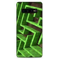 Lopard Samsung Galaxy S10 Plus Uyumlu Kılıf PiXel (6) Silikon Kılıf Craft