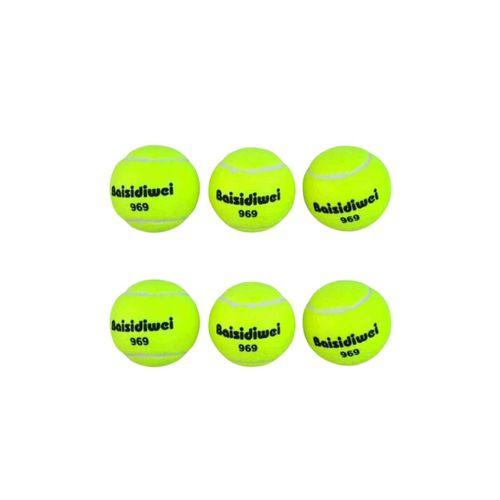 Dayanıklı Tenis Topu 6’lı Set Yüksek Zıplama Ve Uzun Ömür