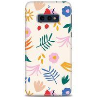 Samsung Galaxy S10E Kılıf HD Baskılı Kılıf - Renkli Dallar + Tam Ekran Koruyucu