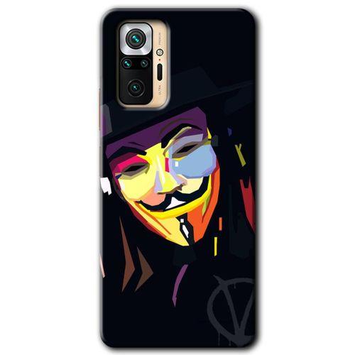 Redmi Note 10 Pro Kılıf HD Desen Baskılı Arka Kapak - Vendetta
