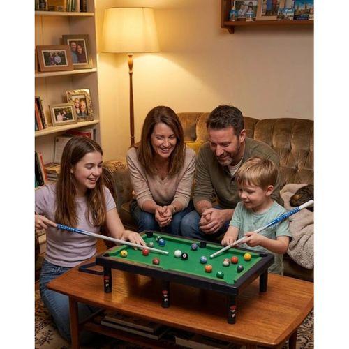 Çocuklar İçin Bilardo Seti Masaüstü Snooker Ve Pool Oyuncak