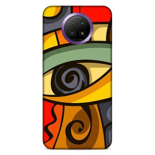 Lopard Xiaomi Redmi Note 9 5g Uyumlu Kılıf Soyut Sanat (7) Baskılı Telefon Kılıfı